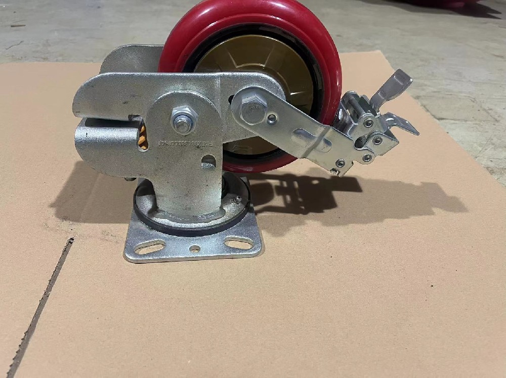 载重型减震万向刹车轮